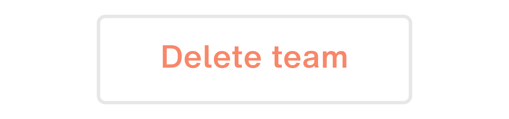 Delete team 