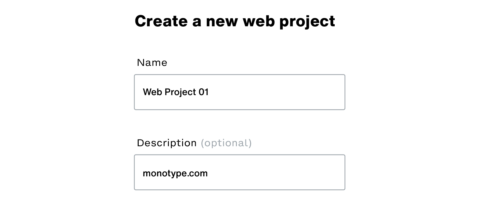 Create Web Project Name_01