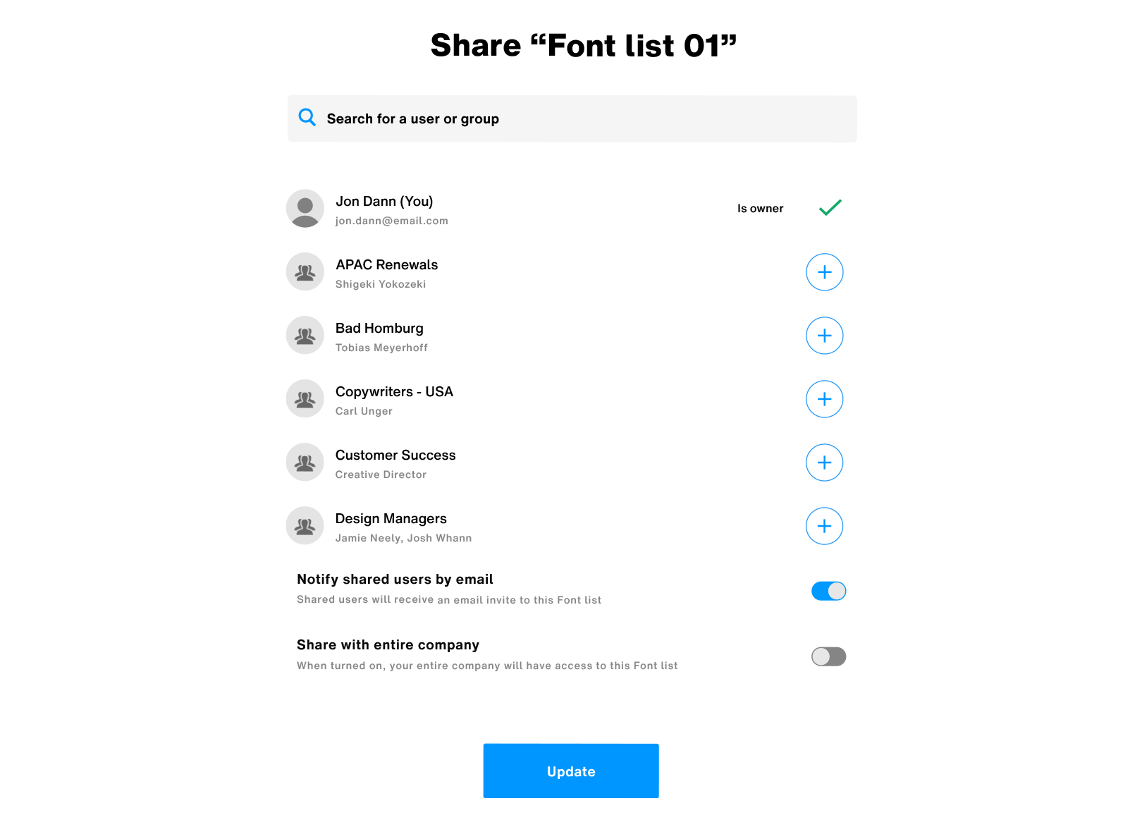 Share font list 01