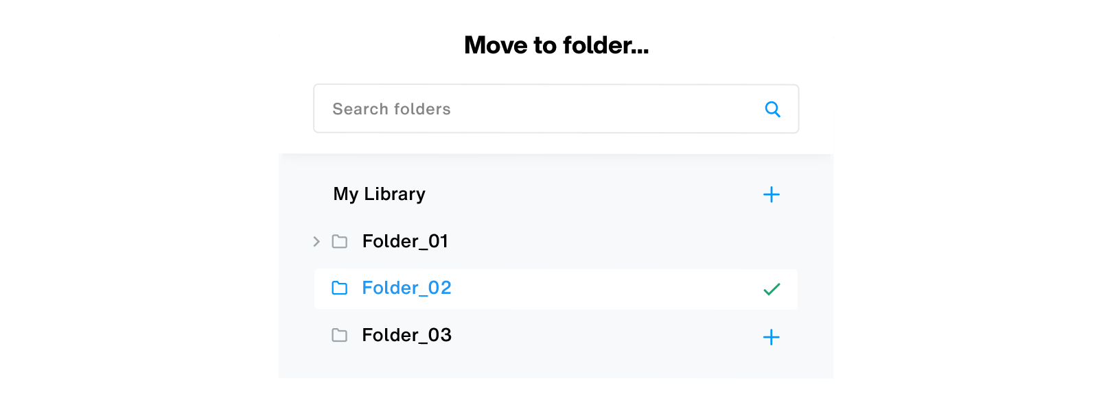 Moving to folder 01