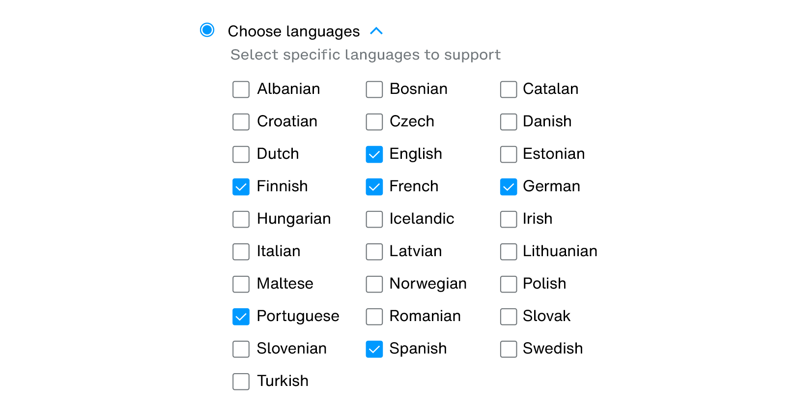 Subset fonts choosing language_01