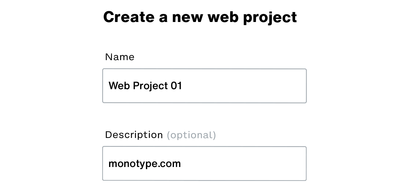 Create Web Project Name_01