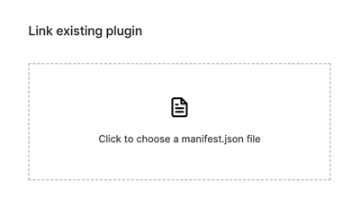 Link manifest in Figma.