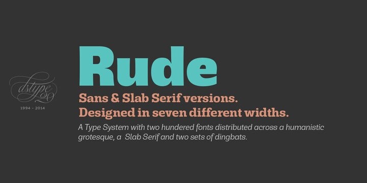 Rude Slab Extra Condensed