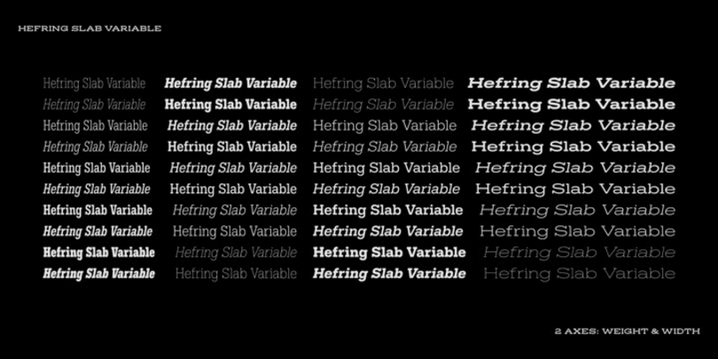 Hefring Slab Variable