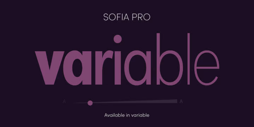 Sofia Pro Variable