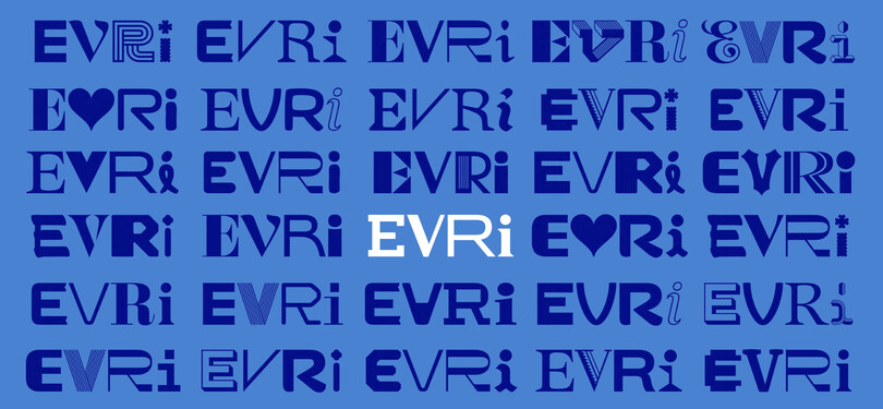 A living logo for every parcel, person, and place: Monotype and Superunion help Hermes rebrand into Evri.